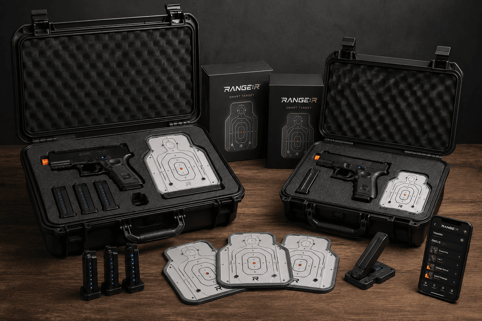 Range:R kits in their cases