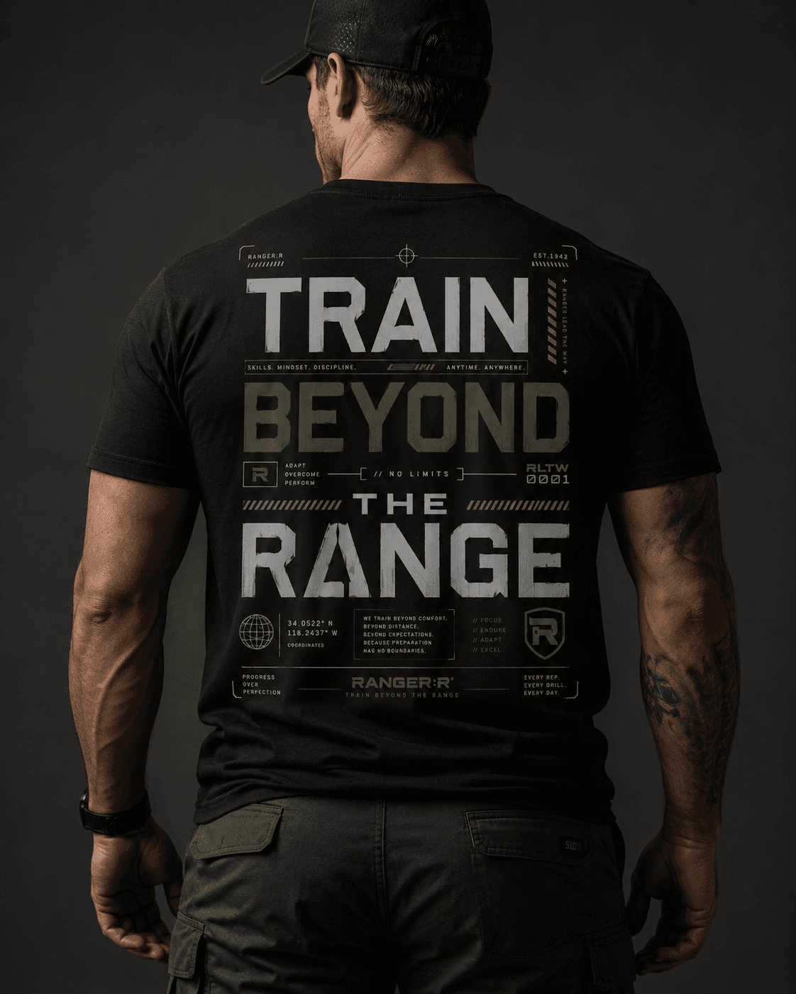 Train Beyond the Range tee